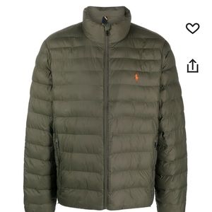 Ralph Lauren Olive Puffer Jacket 2XL New